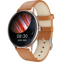 [Prebook at Re. 1] Fire-Boltt Terra AMOLED Smartwatch - Brown, Large (BSW019)