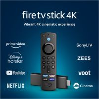 Fire TV Stick 4K with all-new Alexa Voice Remote (includes TV and app controls), Dolby Vision