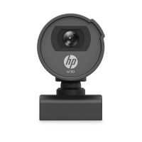 HP w100 480P 30 FPS Webcam with Built-in Mic, Plug and Play Setup,