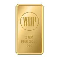 WHP Jewellers 24k (999) 5 gm Yellow Gold Bar