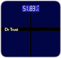 Dr. Trust (USA) Executive Rechargeable Digital Weighing Scale with Temperature Display Weighing Scale  (Blue)