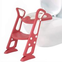 GOCART WITH G LOGO Adjustable Toilet Training Seat with Sturdy Non-Slip Wide Step and Soft Cushion