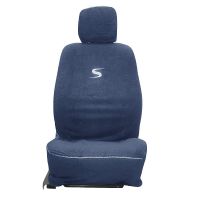 Kingsway Pure Cotton Towel Fabric Seat Covers For Maruti Suzuki Ertiga (Model Year : 2018 Onwards)(Color: Grey)
