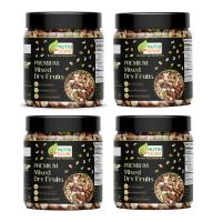 Nutri Desire Mix Dry Fruits Mix Dry Fruits and Nuts 1 Kg Pack of 4 of 250 gm [Almonds, Pistachios, Cashew, Kishmish, Apricot, Black Raisins] Healthy Dry Fruits & Nuts [Jar Pack]