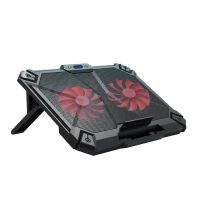 Cosmic Byte Comet Laptop Cooling Pad, Dual 140 mm Fans, LED Lights, Fan Speed Adjustment, USB Ports, Support Upto 17
