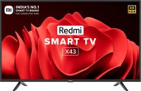 [For SBI Bank Credit Card] Redmi 108 cm (43 inches) 4K Ultra HD Android Smart LED TV X43 | L43R7-7AIN (Black)