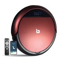 IBELL Robot Vacuum Cleaner ( Red ), Upgraded, Super-Thin, Sweep & Mop Warranty
