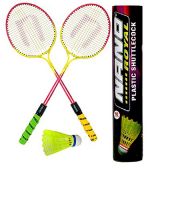 Dixon Combo Aluminum Badminton Racket Set, (Multicolor)