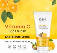GLOBUS NATURALS Anti-Ageing Skin Brightening Vitamin C Enriched with Peach & Jujube Face Wash  (75 g)