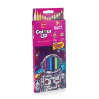 Cello ColourUp Colour Pencil Set | Pack of 12 Colour Pencils |Bright and Strong Colours Pencils | Non-Toxic Colouring set |Safe Colour Pencils