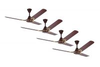 McCOY Celestial 48'' : HIGH SPEED Ceiling Fan : Brown : Pack of Four