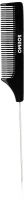 Amazon Brand - Solimo Handmade Black Fine-Tooth Pin-Tail Comb, 27.5 cm x 8 cm