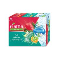 Fiama Gel Bathing Bar Fresh Celebration pack, with 3 unique gel bars, with skin conditioners