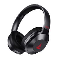 boAt Nirvana 751 ANC Netflix Stream Edition Hybrid Active Noise Cancelling Bluetooth Over Ear Headphones with Up to 65H Playtime, ASAP Charge, Ambient Sound Mode, Immersive Sound, Carry Pouch(Black)