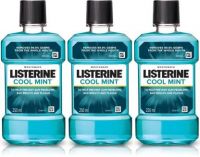 LISTERINE Cool Mint Mouthwash - 250ml (Pack of 3) - Coolmint  (750 ml)