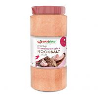 Nutriplato-enriching Lives Ancient Premium Himalyan Pink Rock Salt Powder; ( Sendha Namak ) Pouch, 1000 g