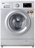 [For SBI Credit Card] LG 7 Kg 5 Star Inverter Touch Control Fully-Automatic Front Load Washing Machine with Heater (FHM1207SDL, Silver, 6 Motion Direct Drive)