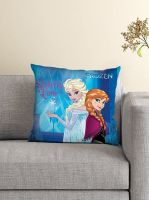 Athom Living Disney Frozen Cushion Cover with Filled Cushion 16x16 (M2)