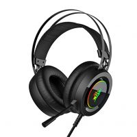 Redgear Cloak Wired RGB Wired Over Ear Gaming Headphones with Mic