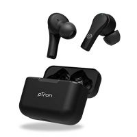 pTron Bassbuds Tango ENC Bluetooth Truly Wireless in Ear Earbuds with mic, Movie Mode, 40Hrs Total Playtime, BT 5.1, Deep Bass, Touch Control & Type-C Fast Charging (Black)