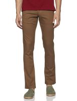 Ruggers by Unlimited Men's Slim Fit Casual Trousers (400017727912_Brown_30)