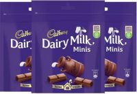 Cadbury Dairy Milk Chocolate Home Treats Bars  (3 x 126 g)