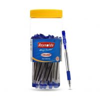 Reynolds CHAMP BP 30 COUNT JAR, BLUE | Ball Pen I Lightweight Ball Pen With Comfortable Grip  
