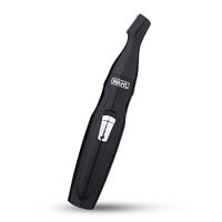 Wahl 5608-524 Cordless Mini Groomsman Grooming 3 in 1 Trimmer; 3 Taatchments: Nose Trimmer, Reciprocating head, Precision Detailer; Rinseable blades; Black