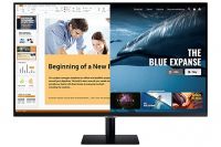 Samsung 32 inches 1920 x 1080 Pixels M5 LED Smart Monitor with Netflix, YouTube, Prime Video and Apple TV Streaming (LS32AM500NWXXL, Black)
