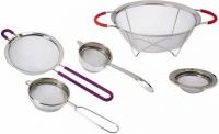 Petals  5 Pieces Stainless Steel Perfect Strainer Combi 