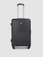 Wildcraft Black Textured Citron Medium Trolley Suitcase