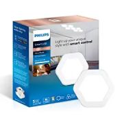 Philips Wiz Smart Colour Changing, Dimmable, Wi-Fi Enabled 5-watt Hexastyle LED Ceiling Downlighter (Cutout: 3inch) | Compatible with Amazon Alexa & Google Assistant| Pack of 1