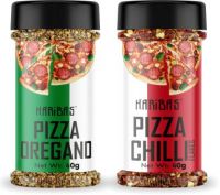 HARIBAS Combo Chilli Flakes and Oregano Powder, Pizza Dominos Seasonings  (80 g)