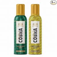 ST.JOHN Cobra Music & Real Men Perfume Body Spray Ling lasting No Gas Deodorant for Men-100ml - Pack of 2