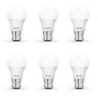 PHILIPS Ace Saver 10W B22 LED Bulb,900lm, Cool Day Light, Pack of 6