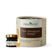 Neuherbs Pure & Original 100% Ayurvedic Himalayan Shilajit/Shilajeet Resin 20g With 75% Fulvic Acid - For Endurance, Stamina and strength | Lab Tested