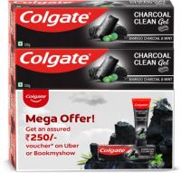 Colgate Charcoal Clean Toothpaste (120g x 4pcs) with Uber/Bookmyshow voucher Toothpaste  (480 g)