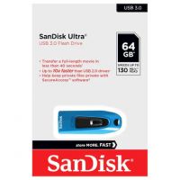 SanDisk Ultra 64 GB CZ48 USB 3.0 Flash Drive, Blue (SDCZ48-064G-U46B)