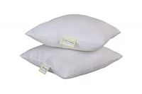 Recron Certified Dream Fibre Cushion - 41 cm x 41 cm, Pack of 2, White