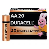 Duracell Alkaline AA Batteries, Pack of 20