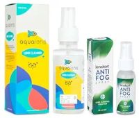 Lenskart Anti-Fog Spray (Lens Cleaning Solution) - 30 ml & Aqualens Spectacle lens cleaner | 100 ML PACK COMBO