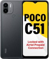 POCO C51 - Locked with Airtel Prepaid (Power Black, 64 GB)  (4 GB RAM)