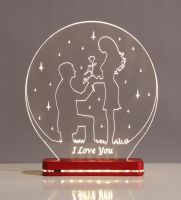 I Love You ABS Plastic LED Table Lamp, 