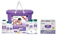 Himalaya Gift Pack & Himalaya Extra Moisturizing Baby Soap (75g, Buy 3 + 1 Free), White
