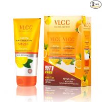 VLCC Anti Tan Sun Screen Lotion - SPF 25 PA - 150ml X 2 | Buy One Get One (300ml) | Helps in Protection Against Sun Damage | With Niacinamide & Kojic Acid.
