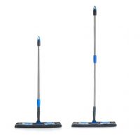 Signoraware Height Adjustable mop Wet and Dry Cleaning Flat Microfiber Floor Cleaning Mop with Telescopic Stainless Steel Long Adjustable Handle Dry Mop, Set of 2, Multicolour