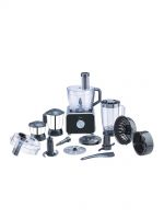 [Use BOBCARDS] Bajaj FX-1000 DLX 1000 Watts Black Food Processor and Mixer Grinder with 9 Attachments