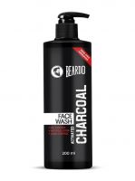 Beardo Activated Charcoal Face Wash for men, 200ml | For Deep Pore Cleaning and Removes Dirt | face wash for acne and pimples | face wash