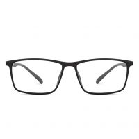 LENSKART BLU | Zero Power Bluecut & Antiglare Computer Eyeglasses | Black Full Rim Rectangle | For Men and Women | Large | LB E14255