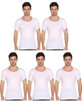 [Sizes XS, S, M, L] VIP Supreme Men's Half Sleeve Cotton Vest (Pack of 5)